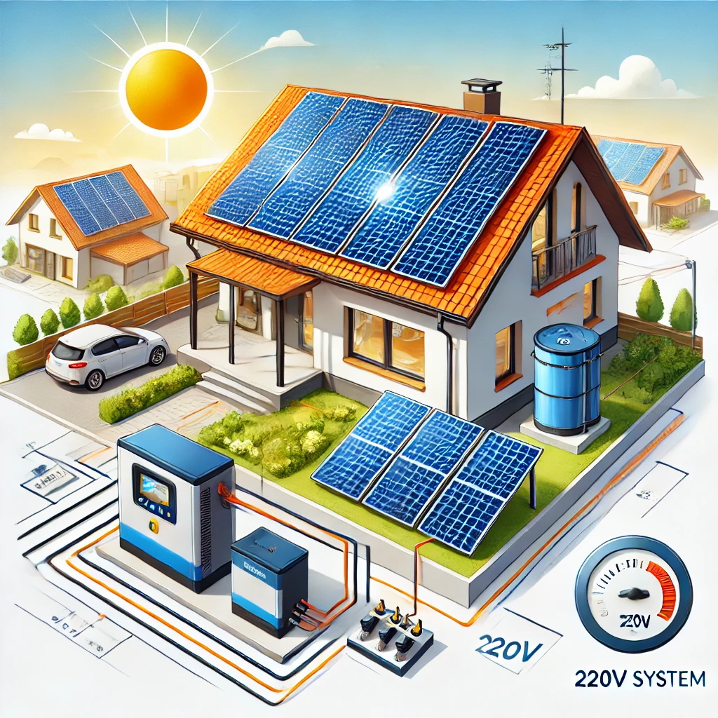 Kit Energia Solar Residencial 220V