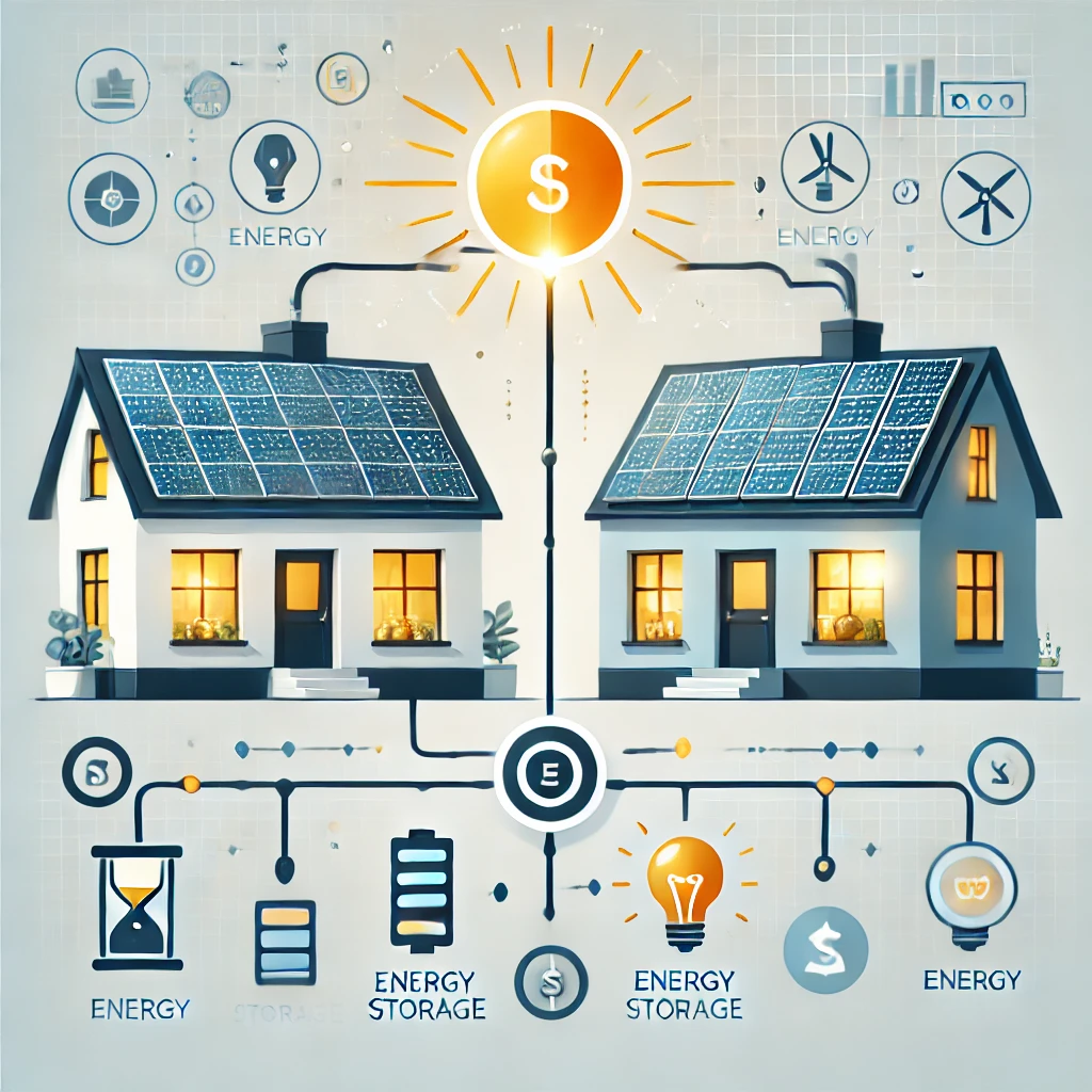 Como transferir energia solar para outra residência